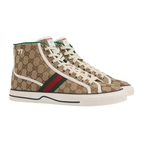 sneaker alte scamosciato gucci uomo|Men's Designer Sneakers: Luxury Trainers For Men .